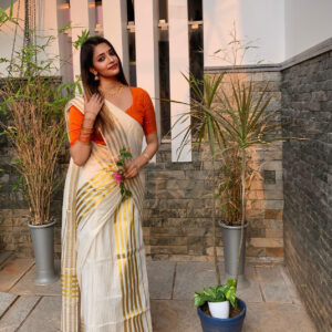 Cotton lined Set Mundu