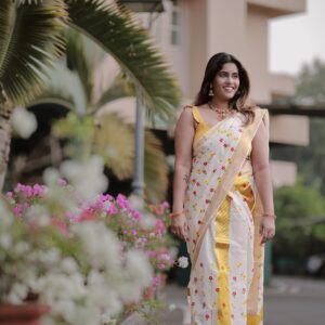 Floral Printed Set Mundu