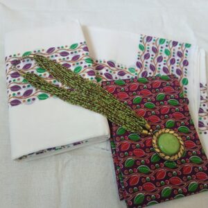 Leafy Print Mullottukara Set Mundu